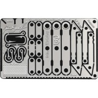 Карточка-мультитул для выживания Grim Workshop Jamie Burleigh Survival Card