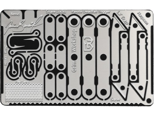 Карточка-мультитул для выживания Grim Workshop Jamie Burleigh Survival Card