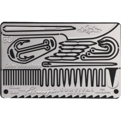Карточка-мультитул для выживания Grim Workshop Teimojin Tan