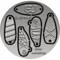 Карточка-мультитул для выживания Grim Workshop Fishing Lure Kit