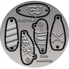 Карточка-мультитул для выживания Grim Workshop Fishing Lure Kit