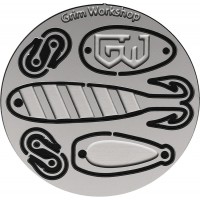 Карточка-мультитул для выживания Grim Workshop Hook and Lure