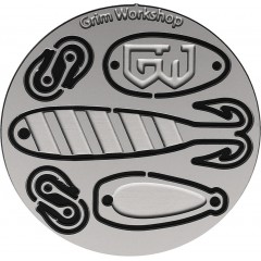 Карточка-мультитул для выживания Grim Workshop Hook and Lure