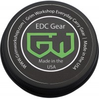 Контейнер для карточек выживания Grim Workshop Roundabout Steel Tin (Black)