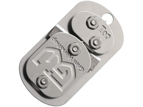 Армейский жетон-мультитул для выживания Grim Workshop Cordage Making Dog Tag