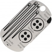 Армейский жетон-мультитул для выживания Grim Workshop Sewing Kit Dog Tag — основное фото