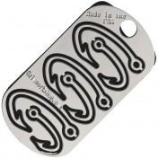 Армейский жетон-мультитул для выживания Grim Workshop Fishing Hook Dog Tag — основное фото