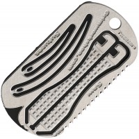 Армейский жетон-мультитул для выживания Grim Workshop First Aid Dog Tag