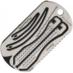 Армейский жетон-мультитул для выживания Grim Workshop First Aid Dog Tag