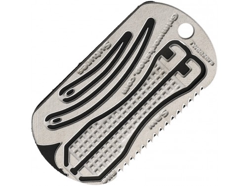 Армейский жетон-мультитул для выживания Grim Workshop First Aid Dog Tag