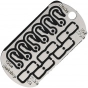 Армейский жетон-мультитул для выживания Grim Workshop Mini Hook Dog Tag — основное фото
