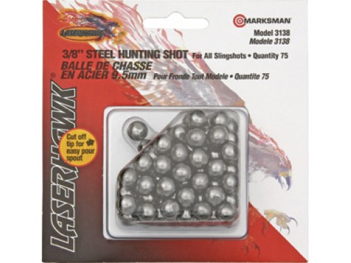 Комплект охотничьих шариков для рогаток 9 мм Marksman 3138 Hunting Shot