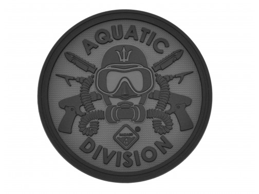 Нашивка-патч на липучке велкро Hazard 4 Aquatic Division (Black)