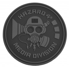 Нашивка-патч на липучке велкро Hazard 4 Media Division (Black)