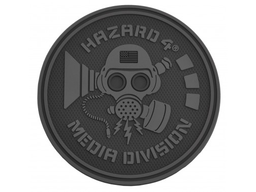 Нашивка-патч на липучке велкро Hazard 4 Media Division (Black)