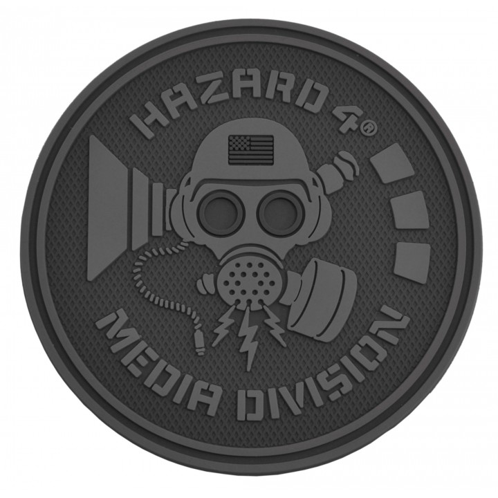 Нашивка-патч на липучке велкро Hazard 4 Media Division (Black)