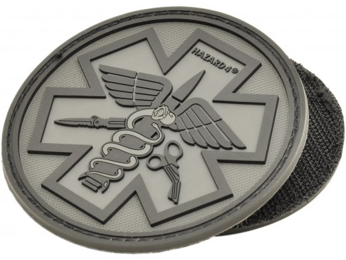 Нашивка-патч на липучке велкро Hazard 4 Battle Paramedic (Black)