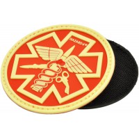 Нашивка-патч на липучке велкро Hazard 4 Battle Paramedic (Red)