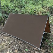 Туристический тент Pathfinder Nylon Tarp (Brown) — основное фото