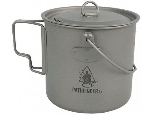 Туристический титановый котелок Pathfinder Titanium Bush Pot 1100ml