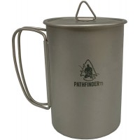 Туристическая титановая кружка Pathfinder Titanium Cup 600ml