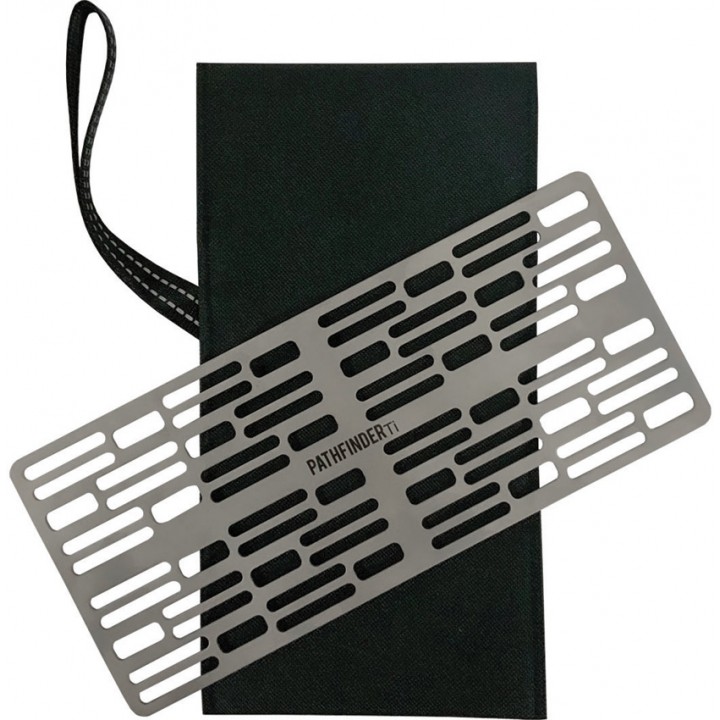 Туристический титановый гриль Pathfinder Titanium Grill w/Carry Pouch