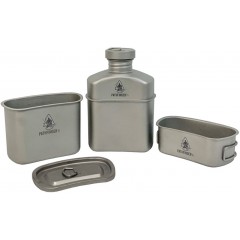 Туристический титановый набор для приготовления еды Pathfinder Titanium Canteen Cooking Kit