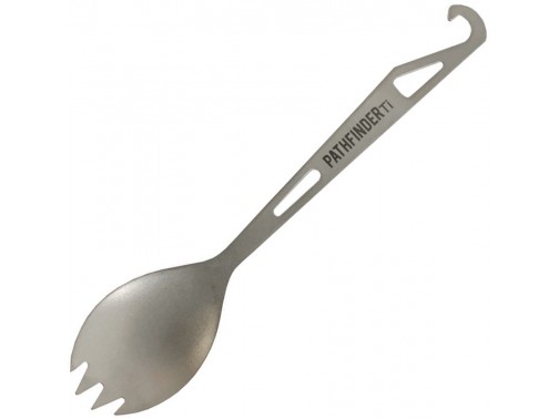 Туристическая титановая ложка-вилка спорк Pathfinder Titanium Spork