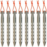 Набор титановых туристичеких колышков для палатки Pathfinder Titanium Tent Stake Set 8pc Набор титановых туристичеких колышков для палатки Pathfinder Titanium Tent Stake Set 8pc