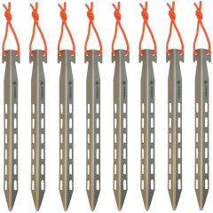 Набор титановых туристичеких колышков для палатки Pathfinder Titanium Tent Stake Set 8pc