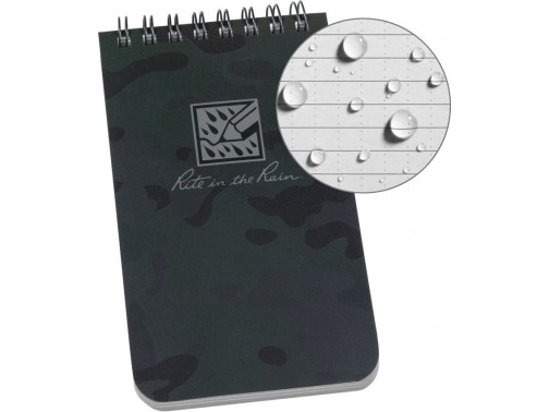 Блокнот Rite in the Rain Top Spiral Camo 3x5