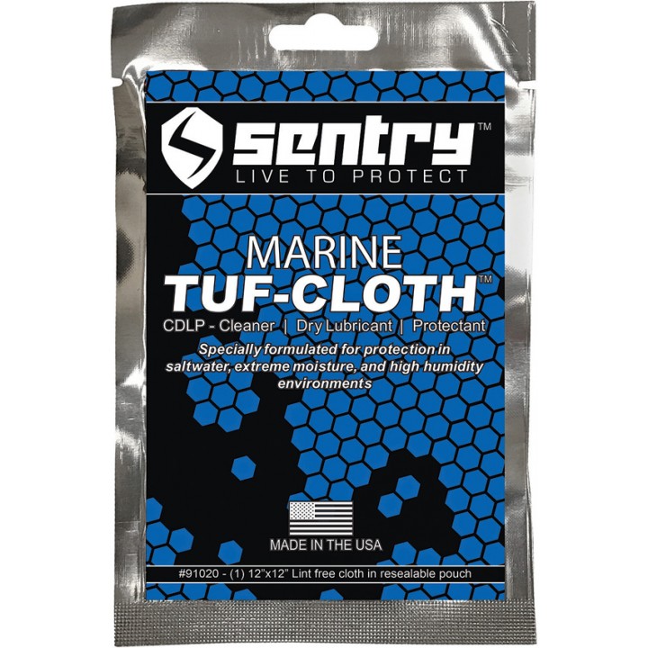 Салфетка для защиты и ухода за ножами, оружием и снаряжением SENTRY 91020 Marine Tuf-Cloth