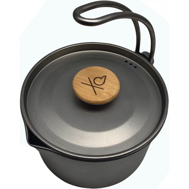 Походный титановый котелок Uberleben Kessel Pot