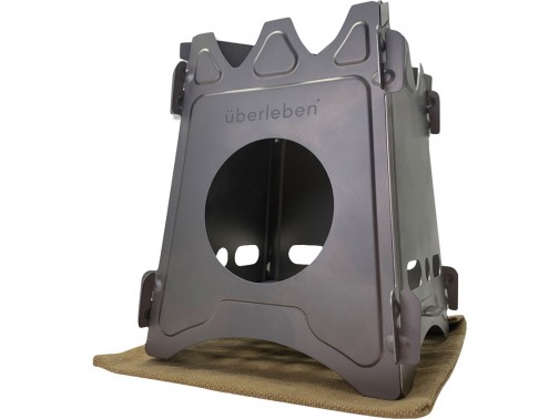 Походная легкая печь Uberleben Stoker Titanium 