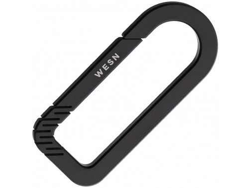 Титановый карабин для снаряжения и аксессуаров WESN The CB (Blacked Out)