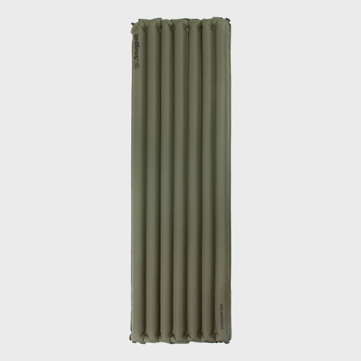 Туристический матрас надувной со встроенным насосом Snugpak Air Mat with Built-in Foot Pump (олива)	