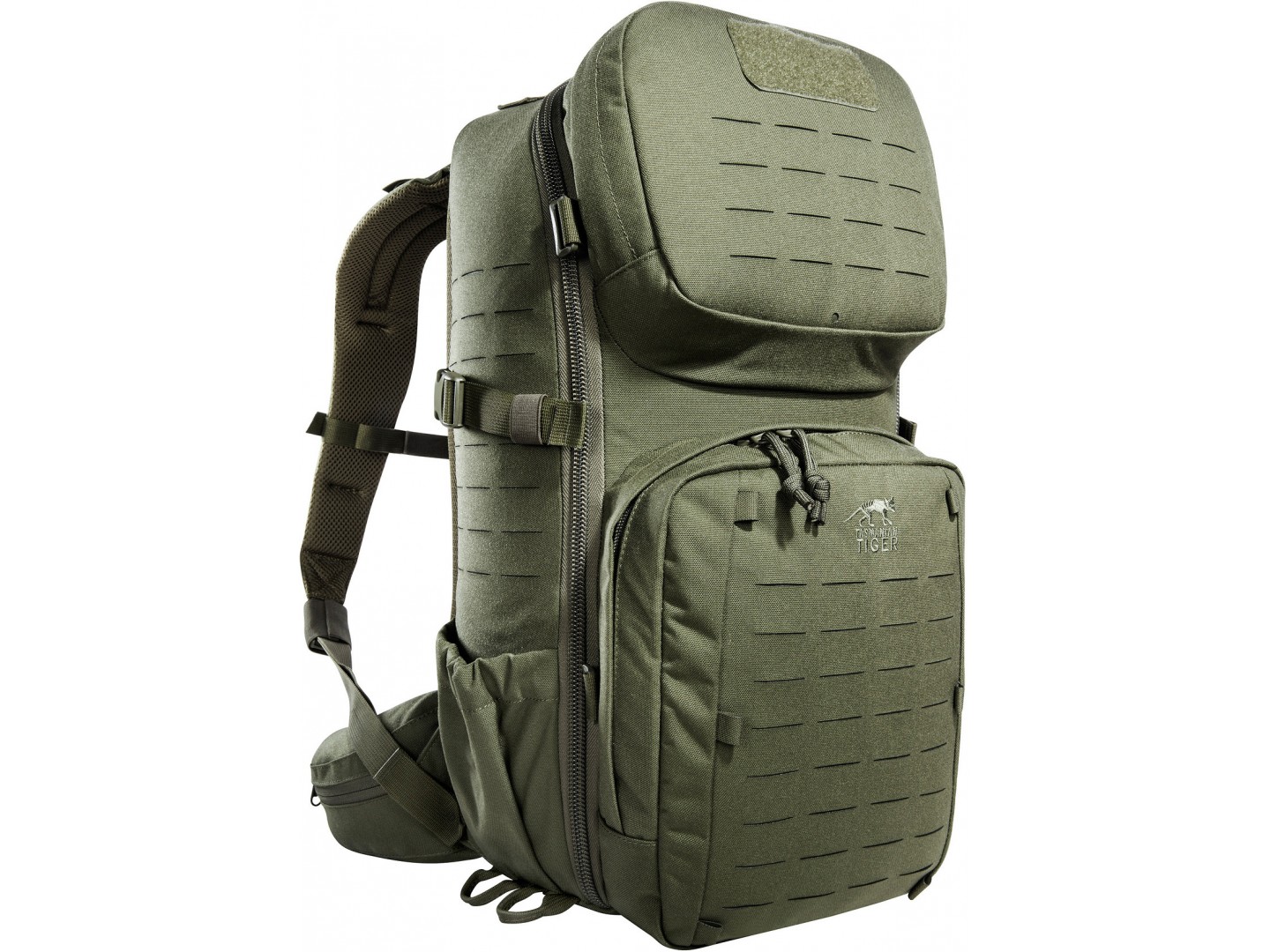 Компактный тактический штурмовой рюкзак Tasmanian Tiger Modular Combat Pack (олива)