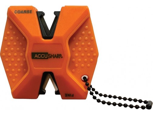 Компактная точилка AccuSharp 2-Step Carbide-Ceramic Knife Sharpener (оранжевый)