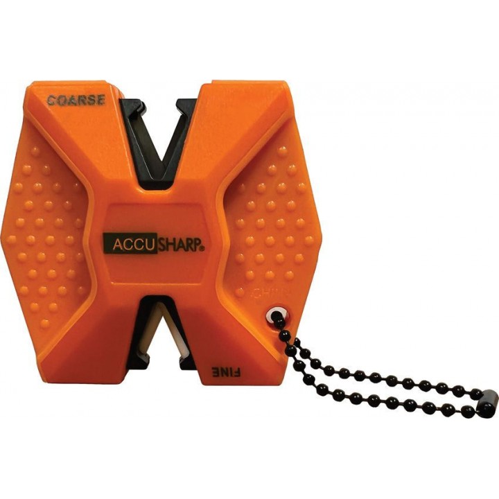 Компактная точилка AccuSharp 2-Step Carbide-Ceramic Knife Sharpener (оранжевый)