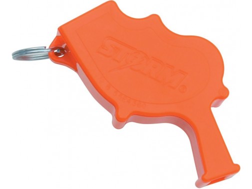 Всепогодный свисток для дайвинга и выживания All Weather Safety Whistle Storm (оранжевый)