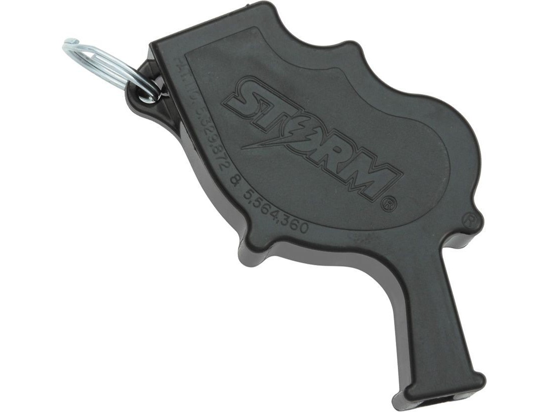 Всепогодный свисток для дайвинга и выживания All Weather Safety Whistle Storm (черный)
