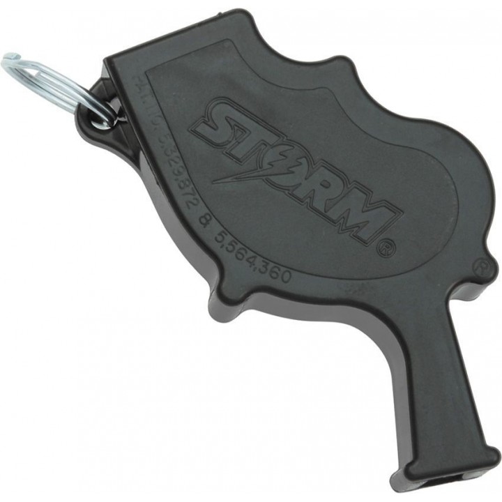 Всепогодный свисток для дайвинга и выживания All Weather Safety Whistle Storm (черный)