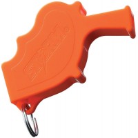 Всепогодный свисток для дайвинга и выживания All Weather Safety Whistle Storm со шнурком на шею (оранжевый)