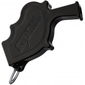 Всепогодный свисток для дайвинга и выживания All Weather Safety Whistle Storm со шнурком на шею (черный) — основное фото