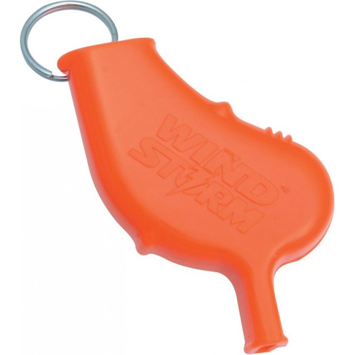 Всепогодный свисток для дайвинга и выживания All Weather Safety Whistle Windstorm (оранжевый)