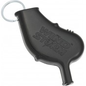 Всепогодный свисток для дайвинга и выживания All Weather Safety Whistle Windstorm (черный) — основное фото