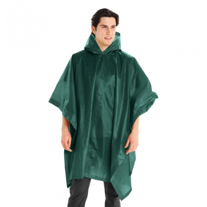 Пончо-дождевик туристический Coghlan's Rain Poncho (зеленый)