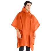 Пончо-дождевик туристический Coghlan's Rain Poncho (оранжевый) — основное фото