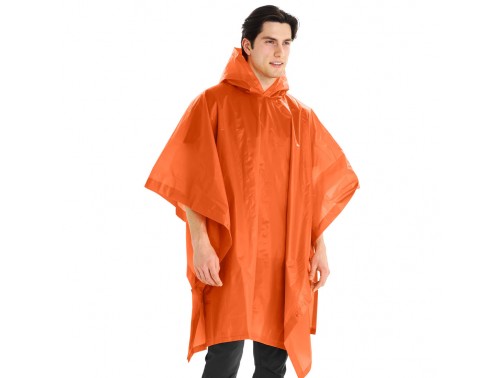 Пончо-дождевик туристический Coghlan's Rain Poncho (оранжевый)