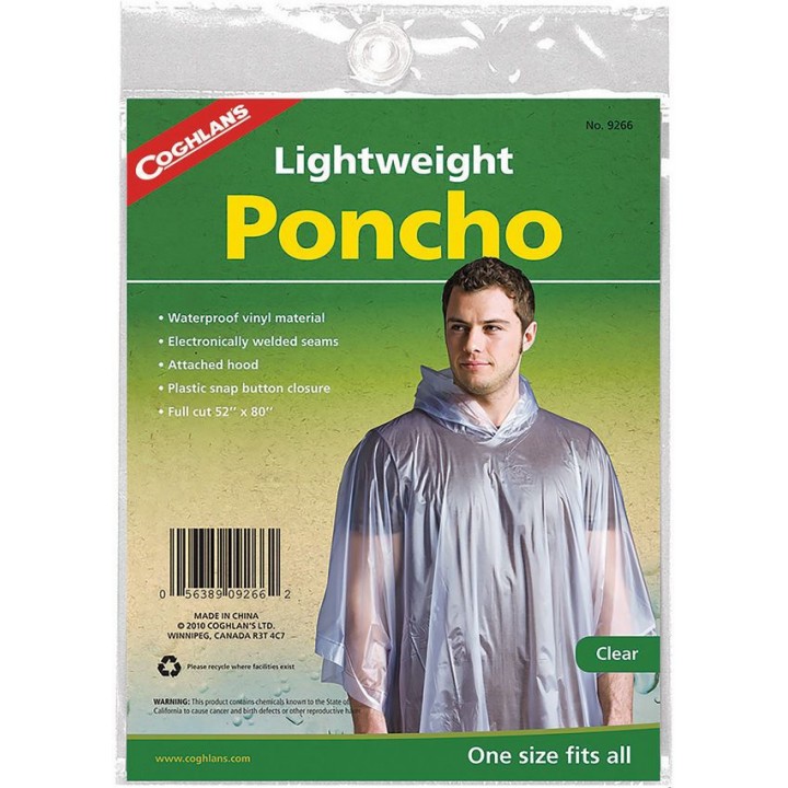Пончо-дождевик туристический Coghlan's Emergency Poncho